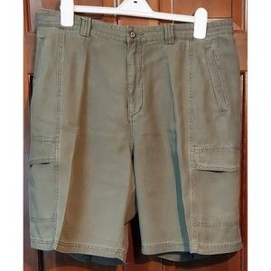 Tommy Bahama Relax Men's Olive Green Cargo Shorts Size 36